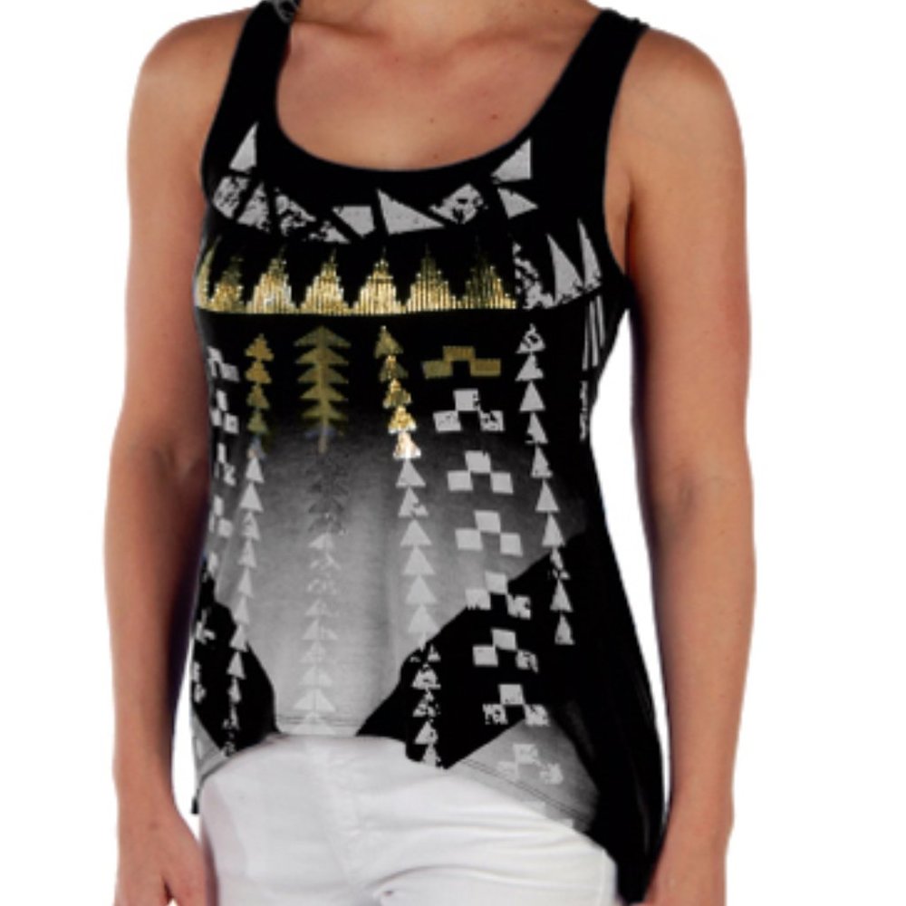 Women's Loose Fit Tank Top ~ Black ~ Med